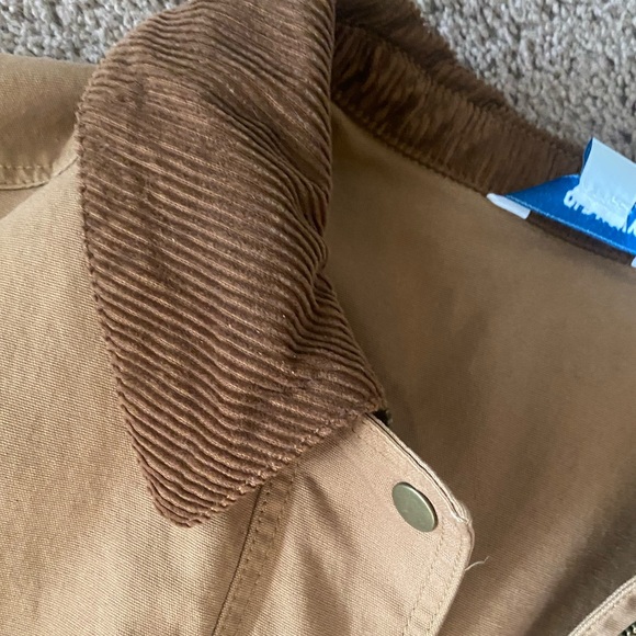 Old Navy Tan Chore Jacket with Corduroy Collar. Women’s XL. Lightly Worn. - Picture 3 of 9